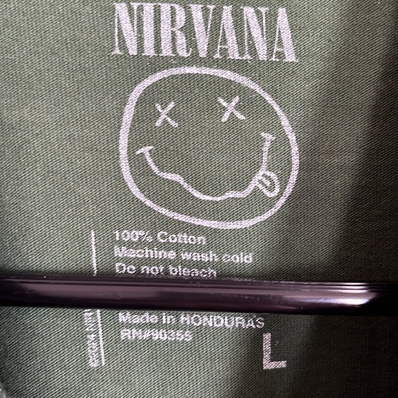 Nirvana T Shirt Sz L - Picture 3 of 4